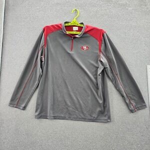 San Francisco 49ers Men Sweatshirt XL/XG/XG Gray Team Apparel Logo TX3